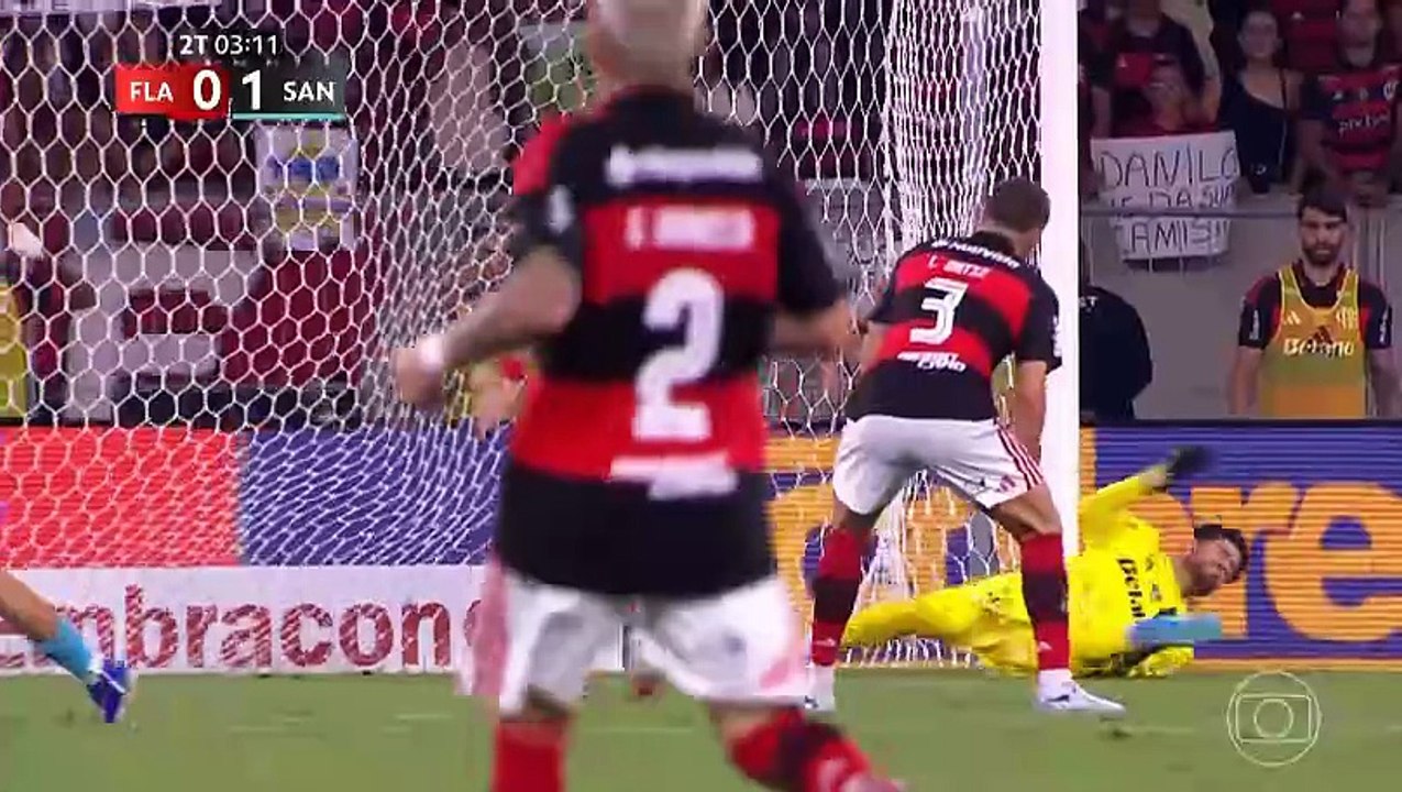 Campeonato Brasileiro 2026 Flamengo x Santos (10ª rod) com Luís Roberto (Globo)