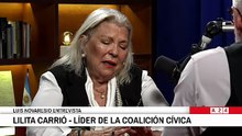 Lilita Carrió con Novaresio