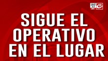 Sigue el operativo en el lugar: se complica la vuelta a casa