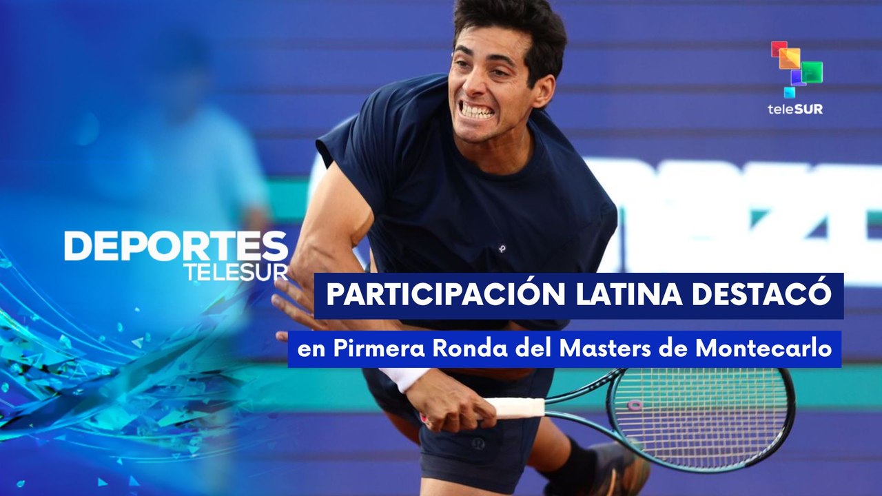 DEPORTES TELESUR | Tenistas latinoamericanos destacan en 1ra. ronda del Masters de Montecarlo 06-04-2026