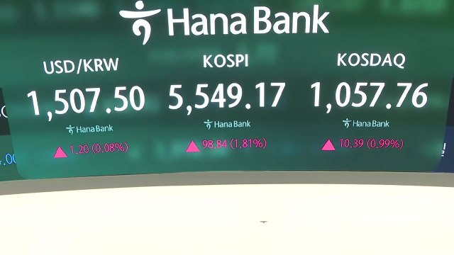 삼성전자 '깜짝 실적'에 코스피 사흘째 상승 출발 / YTN