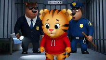 Daniel Tiger Robs The Bank And Steals Money And Gets Arrested And Gets Grounded