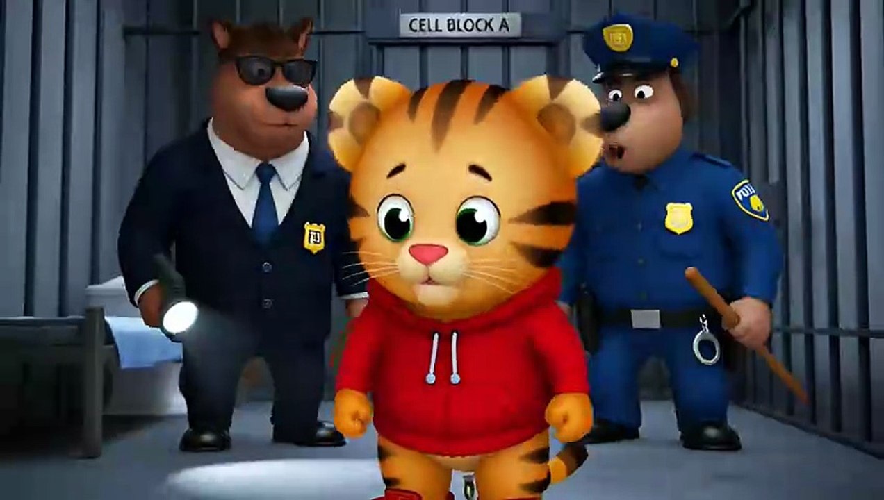 Daniel Tiger Robs The Bank And Steals Money And Gets Arrested And Gets Grounded