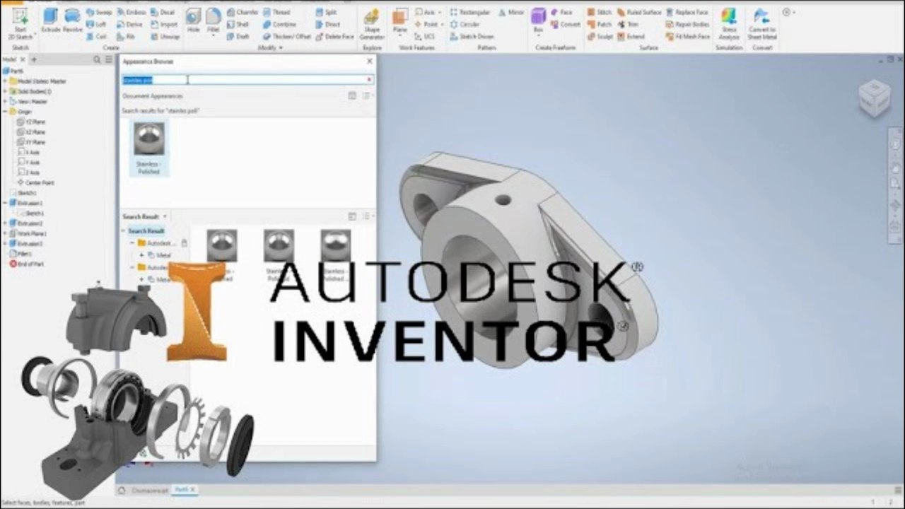 Autodesk Inventor - Modelado /Chumacera #practicando
