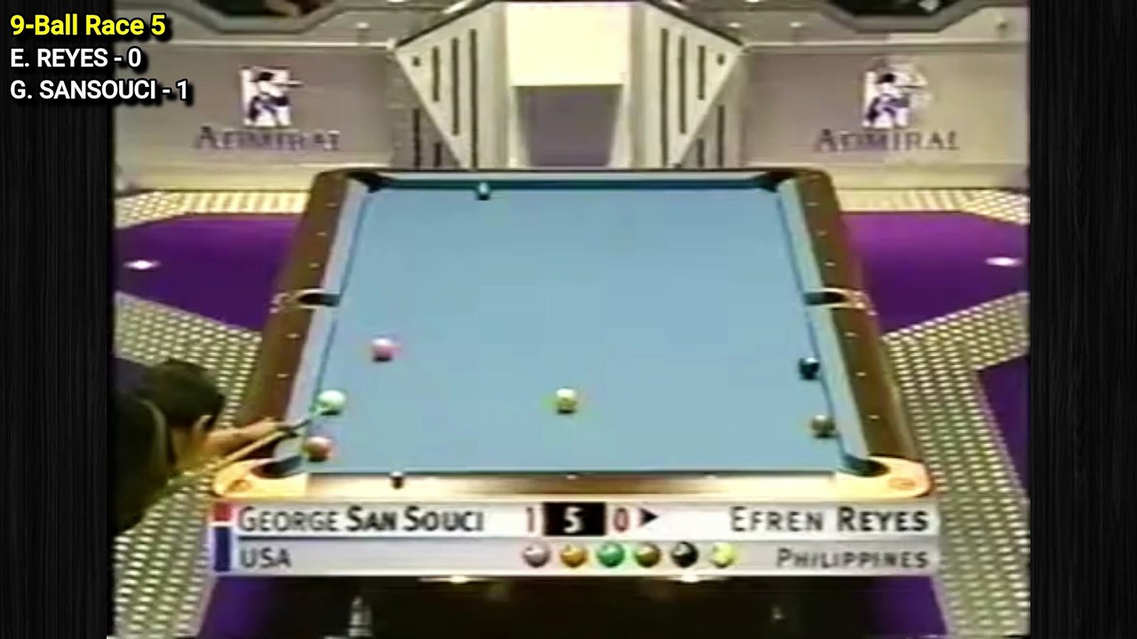Efren Reyes The Magician vs. George SanSouci The Prodigy