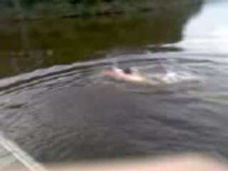 Mon plongeon au ponton a Apremont !!!!
