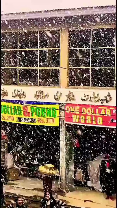 Live weather updates snow fall in murree today