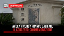 Ardea celebra Califano, pienone per l'evento in ricordo dell'artista