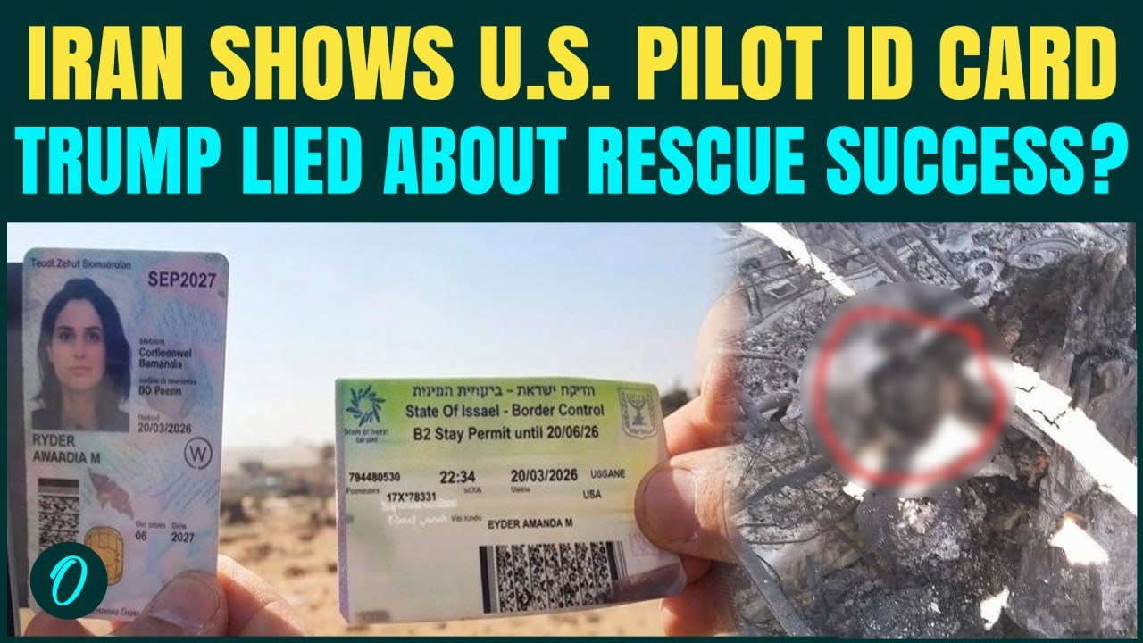 Iran FLAUNTS U.S Pilot ID Card Near F-15E Crash Site | Trump BOMBED His Own Soldiers During Rescue?