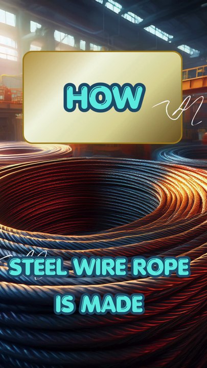 How steel rope is made