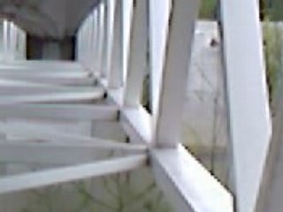 traversée sous un pont  de la Seine