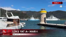 Muğla'da lüks yat A+ Marmaris ilçesine geldi