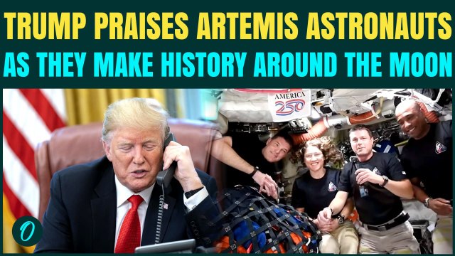 ‘You Made History’: Trump HAILS Artemis Astronauts, Takes Credit For Space Comeback | America Leads