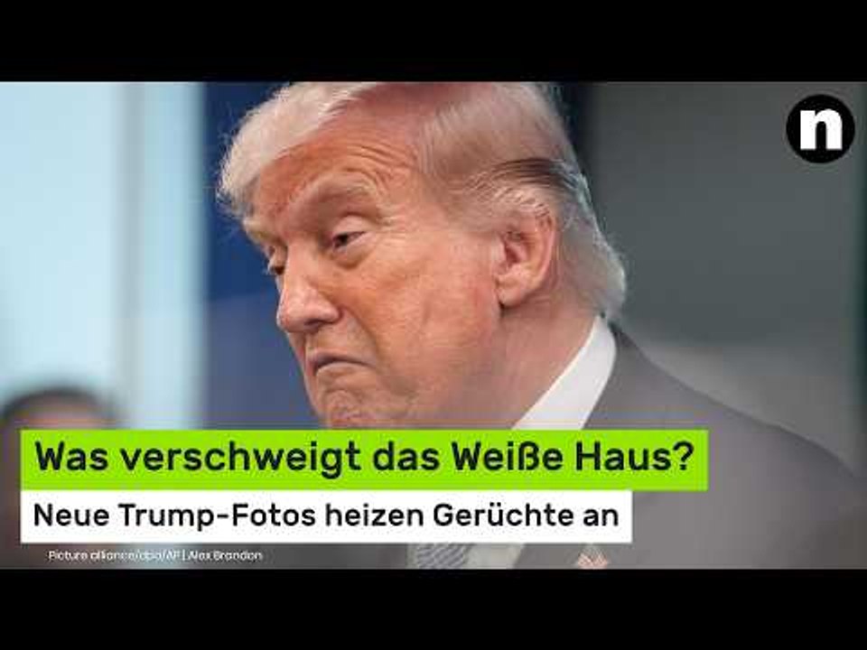 Donald Trump: Neue Trump-Fotos heizen Gerüchte an - was verschweigt das Weiße Haus?