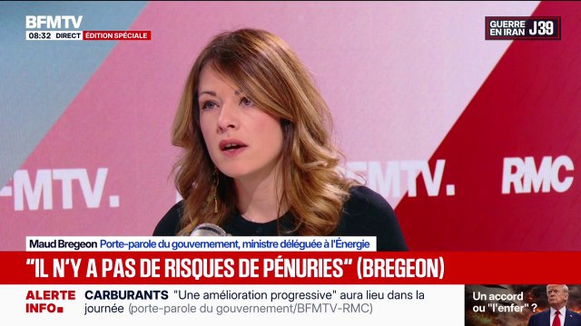 Carburants: Il n'y a pas de risque de pénurie , estime Maud Bregeon, porte-parole du gouvernement