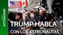 Trump conversa en directo con la misión de Artemis II y les agradece su valentía