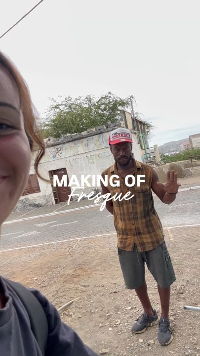 Ma première fresque au Cap Vert !