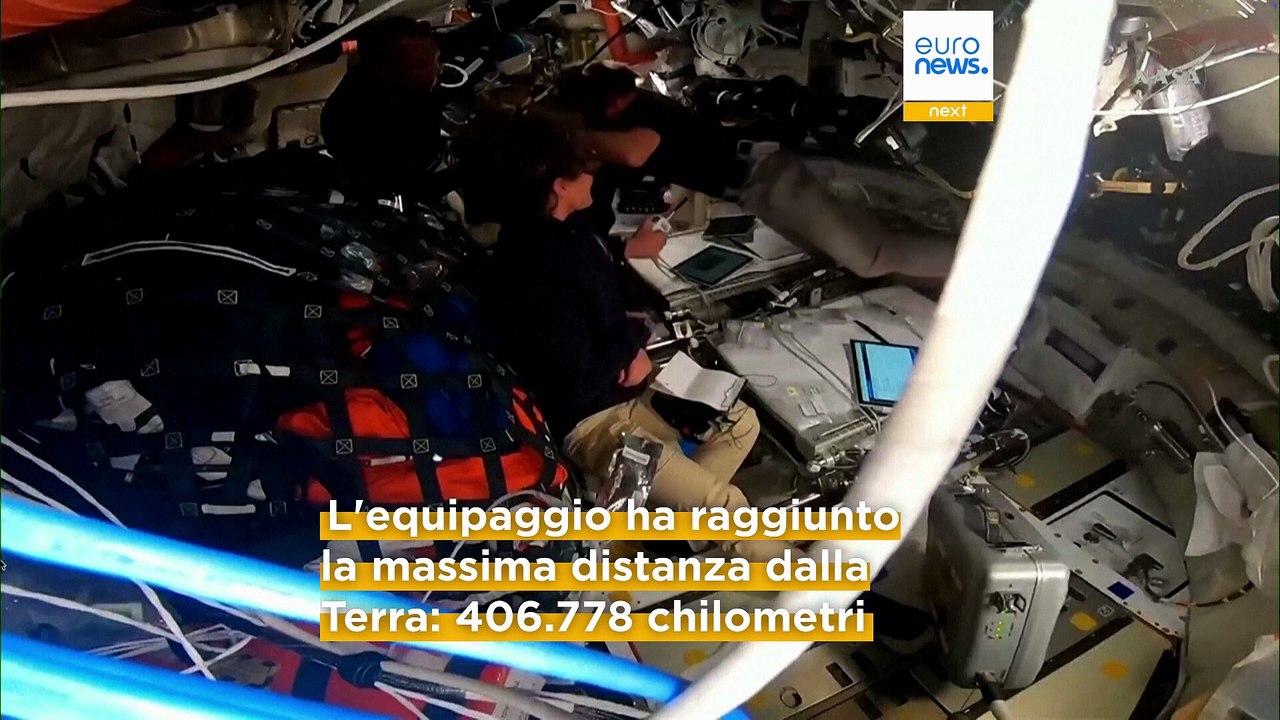 Il ritorno dell'equipaggio di Artemis II dopo aver compiuto un volo lunare da record