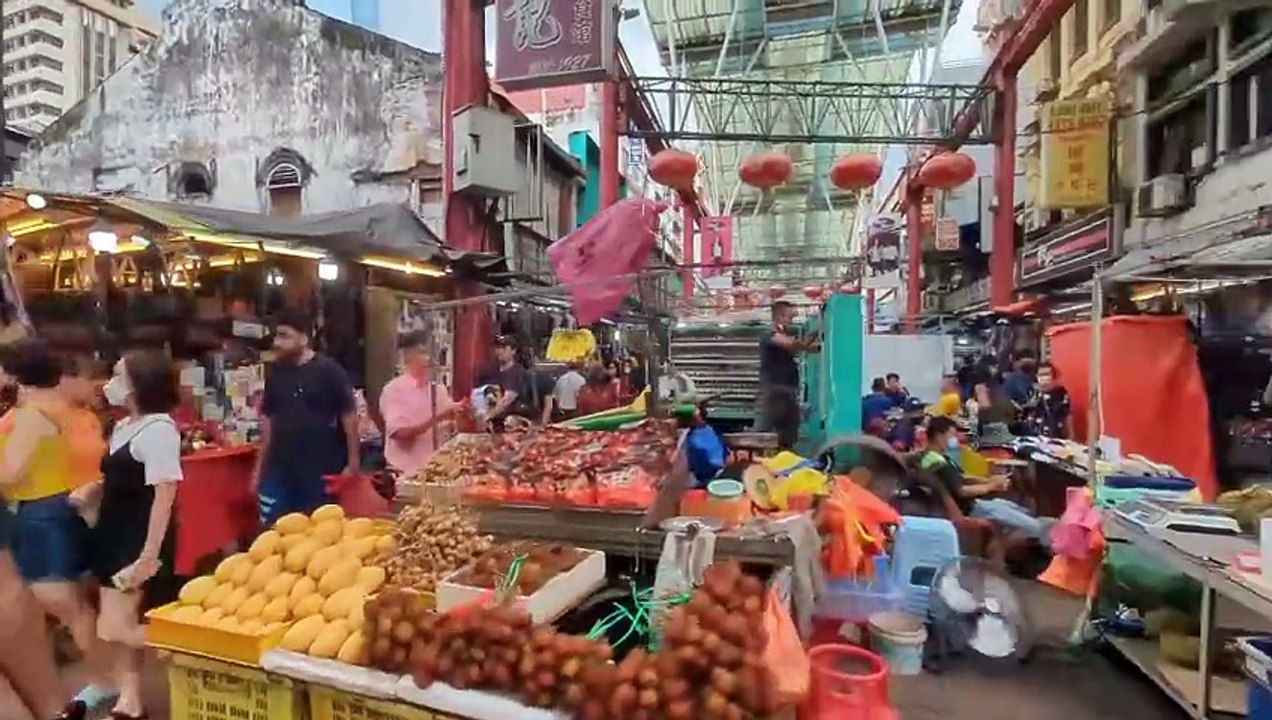 POV Stroll Through Petaling Street: Bustling KL Chinatown by Day