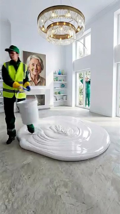 This floor is simply incredible 😱 Epoxy marine floor with crocodiles