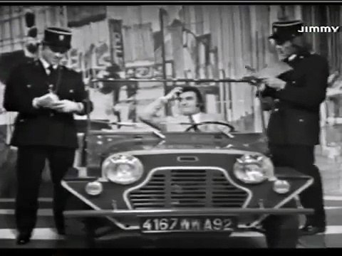 1971 - Johnny Hallyday - Sketch “Les Contraventions” avec Sacha Distel et Aldo Maccione dans le “Sacha Show” (1ère Chaîne, 26 Mai)