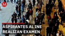 Aspirantes al INE realizan examen con temas electorales y rechazan favoritismos