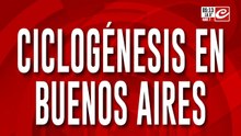 La ciclogénesis ya provoca destrozos en la ciudad de Buenos Aires