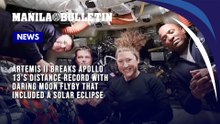 Artemis II breaks Apollo 13's distance record with daring moon flyby that included a solar eclipse