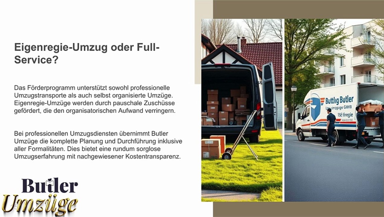 Umzugshilfen für Pflegebedürftige Debeka BKK  & Butler Umzüge GmbH