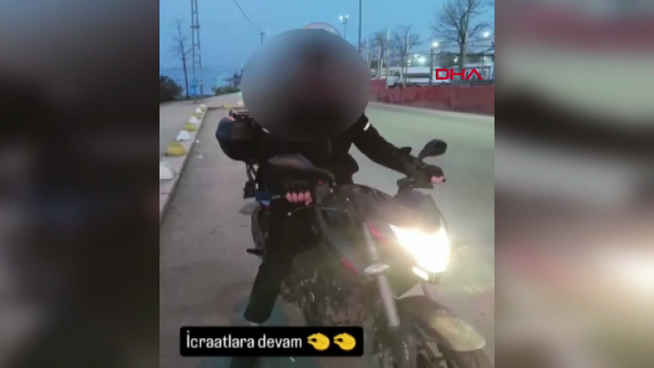 Sosyal medyadan meydan okudu! 'İstanbul’a geliyorum' diyen motosiklet hırsızı tutuklandı