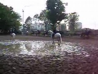 Départ au galop en X