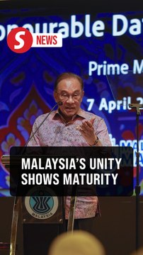 Malaysia's ability to maintain unity a sign of maturity – PM Anwar