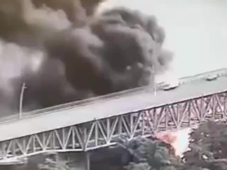 Explosion am Panamakanal: Feuerball fordert ein Todesopfer