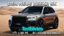 Zeekr 8X im Fahrtest: 0–100 km/h in 2,96 s & 900V Technik