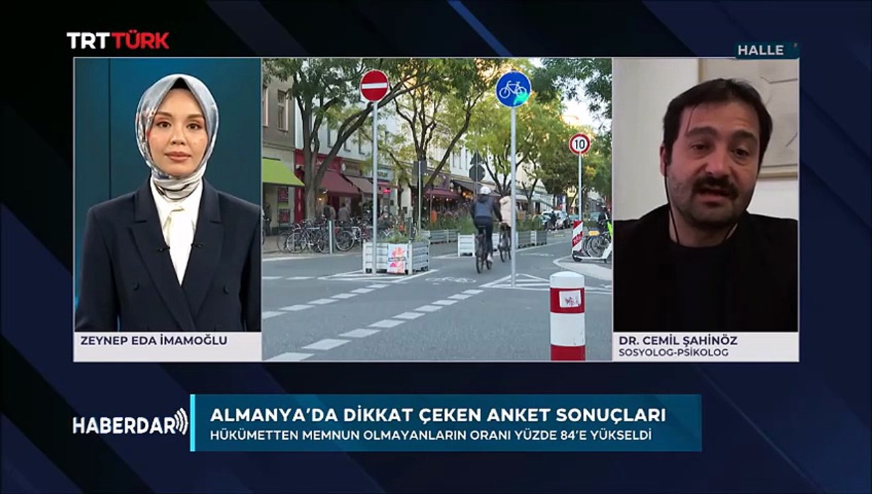 Almanların yüzde 84'ü hükümetten memnun değil (TRT Türk, Haberdar, 06.04.2026)
