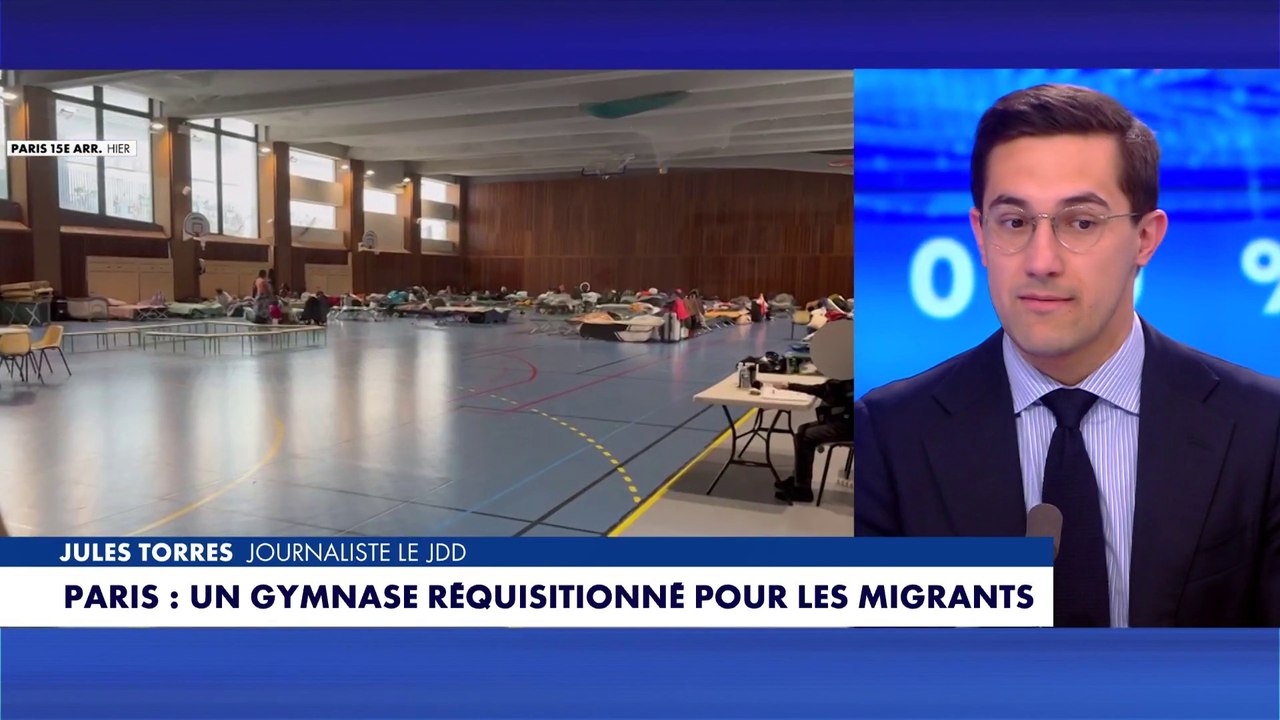 Jules Torres réagit à la réquisition d'un gymnase pour accueillir des migrants