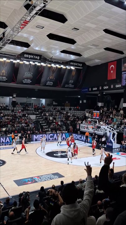 Maç Sonucu - Beşiktaş Gain 92-86 Karşıyaka - Türkiye Sigorta Basketbol Süper Ligi 25. Hafta