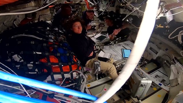 Artemis II crew gets emotional as they name moon crater after astronaut's late wife