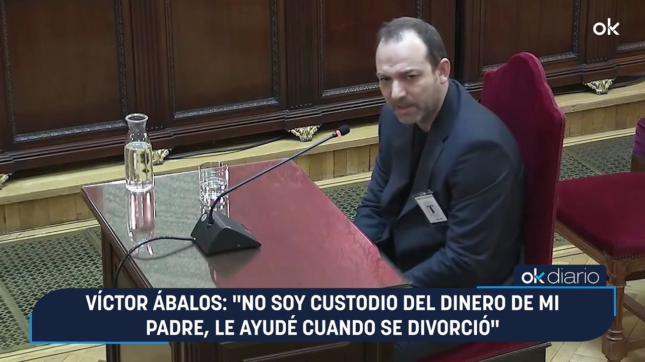 Víctor Ábalos: "No soy custodio del dinero de mi padre, le ayudé cuando se divorció"