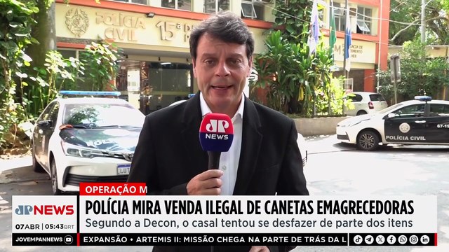 Polícia do RJ mira esquema de venda ilegal de canetas emagrecedoras