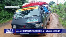 Keluhkan Jalan Rusak, Warga Kesulitan Menuju Sekolah dan Fasilitas Kesehatan | SAPA SIANG
