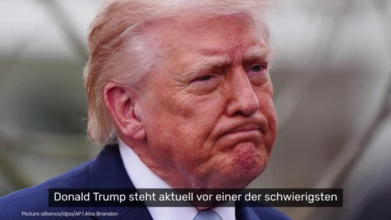 Donald Trump: Absturz unaufhaltsam - US-Präsident in 'sehr misslicher Lage'