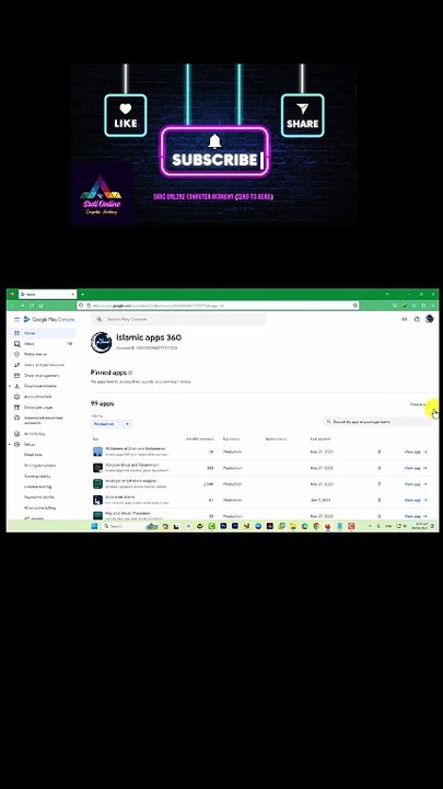 How to Publish an App on a Google Developer Account: Step-by-Step Guide #shorts