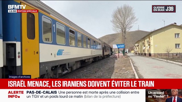 Guerre au Moyen-Orient: l'armée israélienne appelle les Iraniens à éviter de prendre le train pour des raisons de sécurité