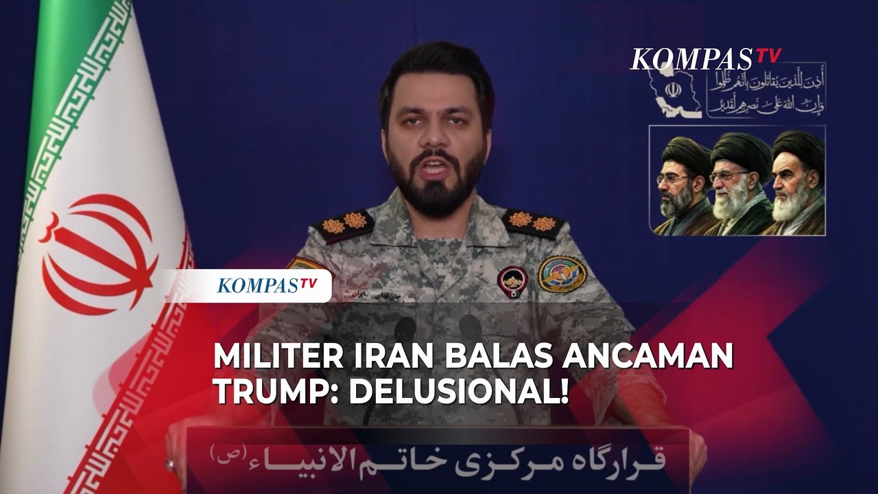 Tak Gentar! Militer Iran Respons Ancaman Trump: Presiden AS Delusional!