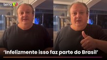 Erick Jacquin relata assalto durante corrida de táxi em SP: ‘Quebraram o vidro e levaram o celular’