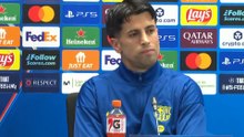 Rueda de prensa de Joao Cancelo previa al FC Barcelona vs. Atlético de Madrid de Champions League
