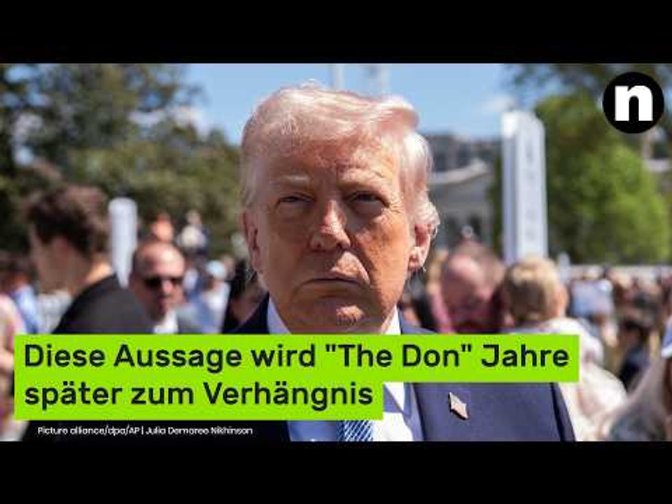 Donald Trump mit eigenen Waffen geschlagen: Diese Aussage wird 'The Don' Jahre später zum Verhängnis