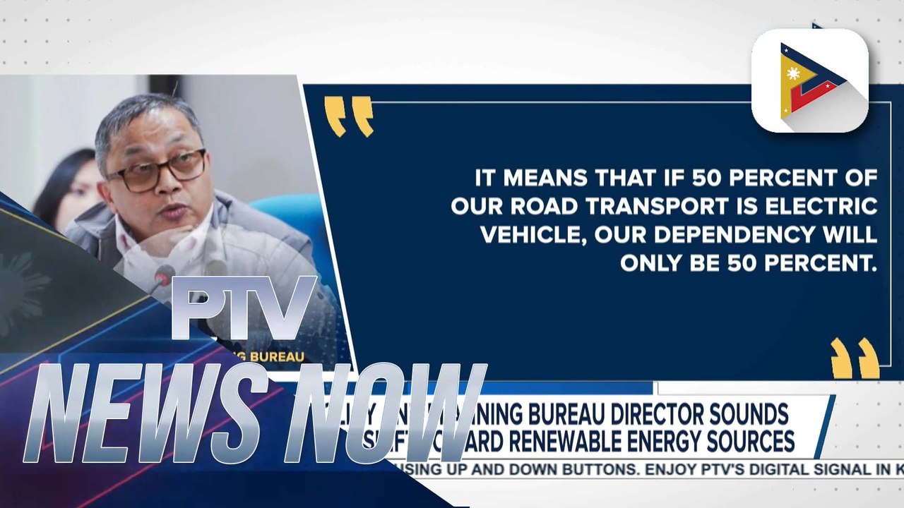 DOE Energy Policy and Planning Bureau Director sounds alarm on urgent shift toward renewable energy sources