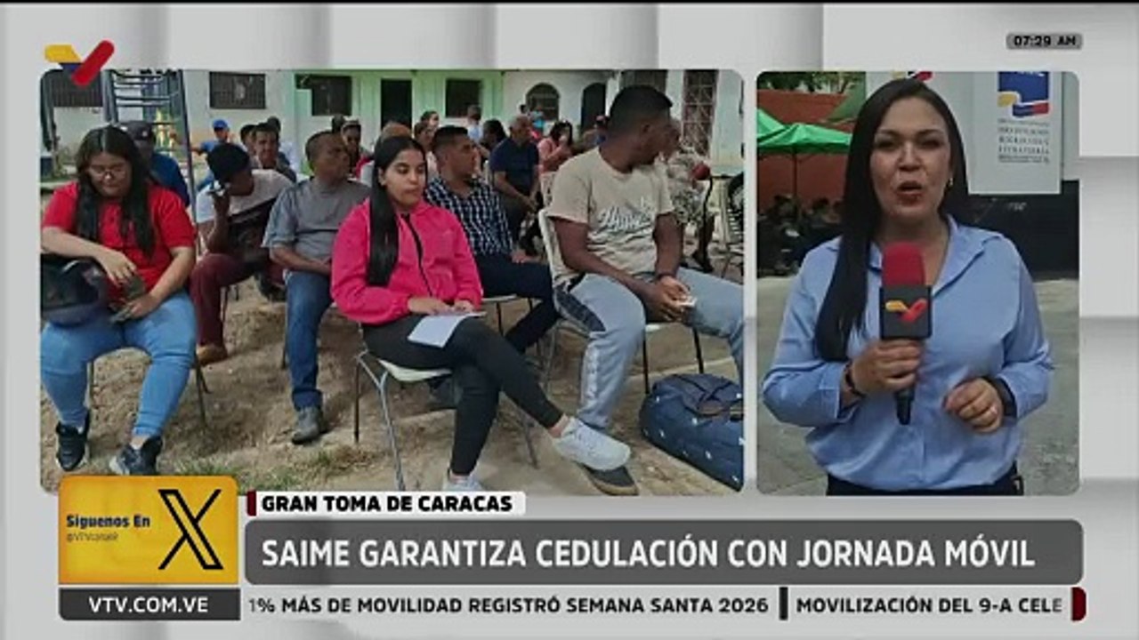 Más de 100 funcionarios desplegados en jornada de cedulación especial del SENIAT